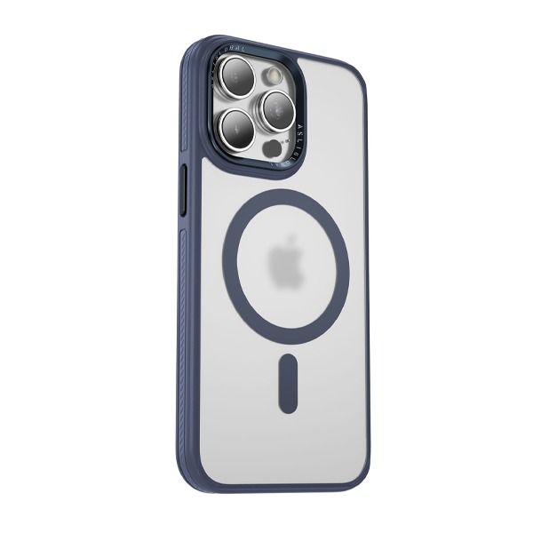Asli Global iPhone 15 Pro Max Matt Pro MagSafe Case | Blue Asli Global iPhone 15 Pro Max Matt Pro MagSafe Case | Blue